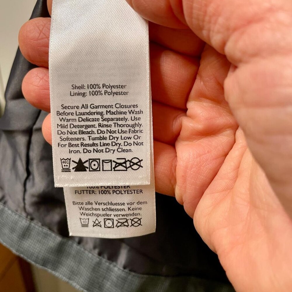 Eddie Bauer Weatherguard Raincoat -- excellent condition - Picture 7 of 8